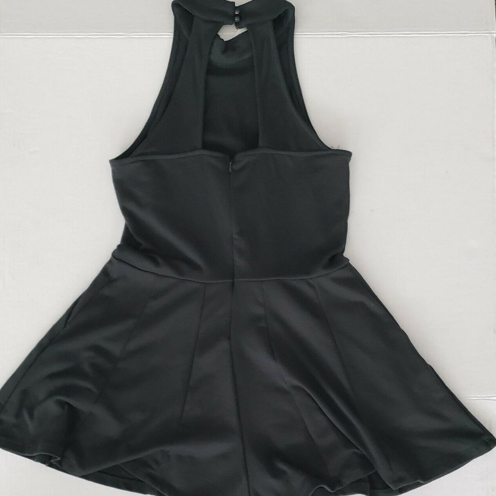 Miss Behave Girls 10 Romper Shorts Green Halter - Picture 2 of 2